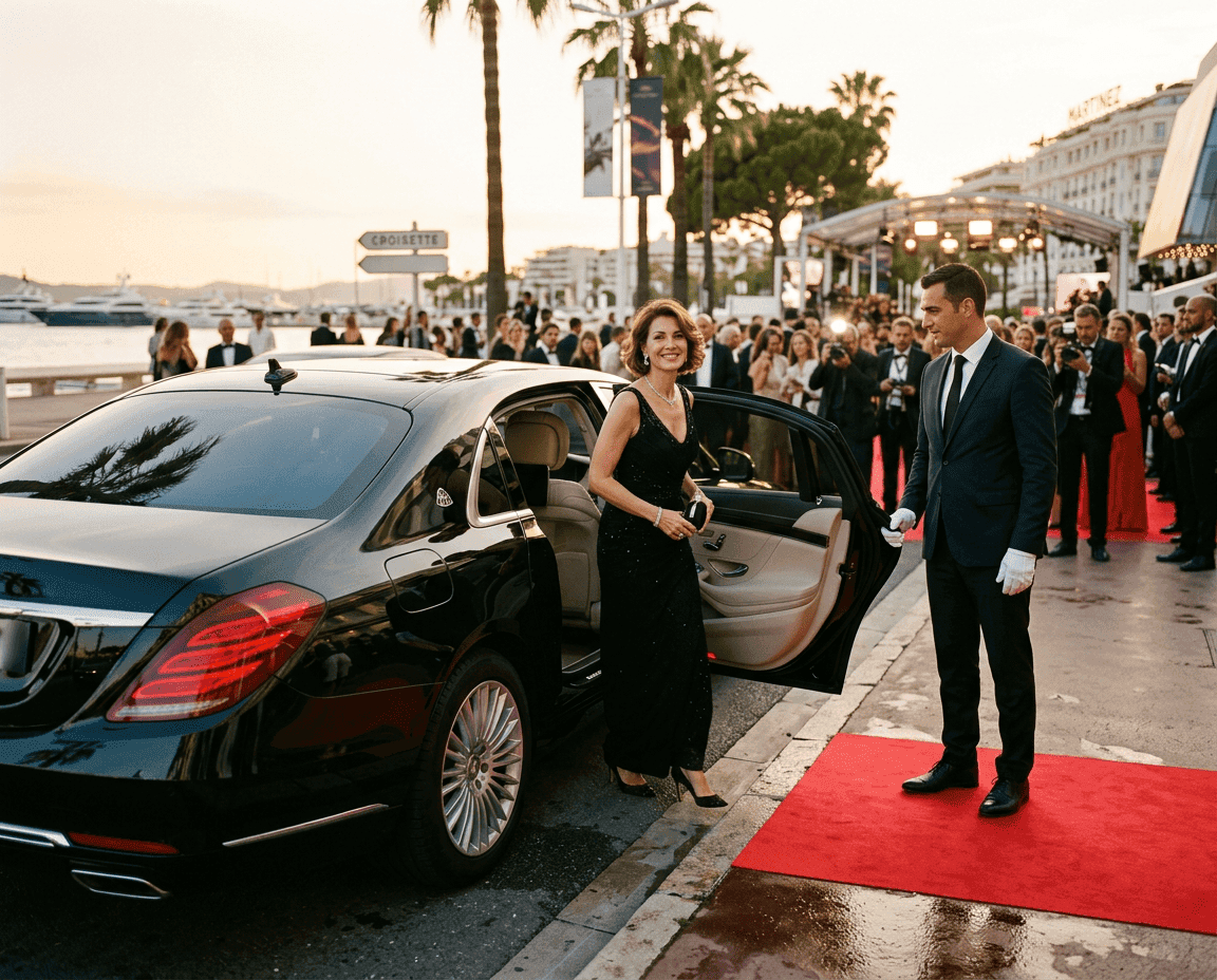 Mercedes Classe E avec chauffeur privé à Cannes